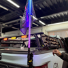 LED Safety Whip Light - Multicolor Chasing Flag for ATVUTV, Antenna Pole Light