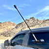 Suction Cup Flagpole Stand No Drill Adjustable Offroad Flag Mount