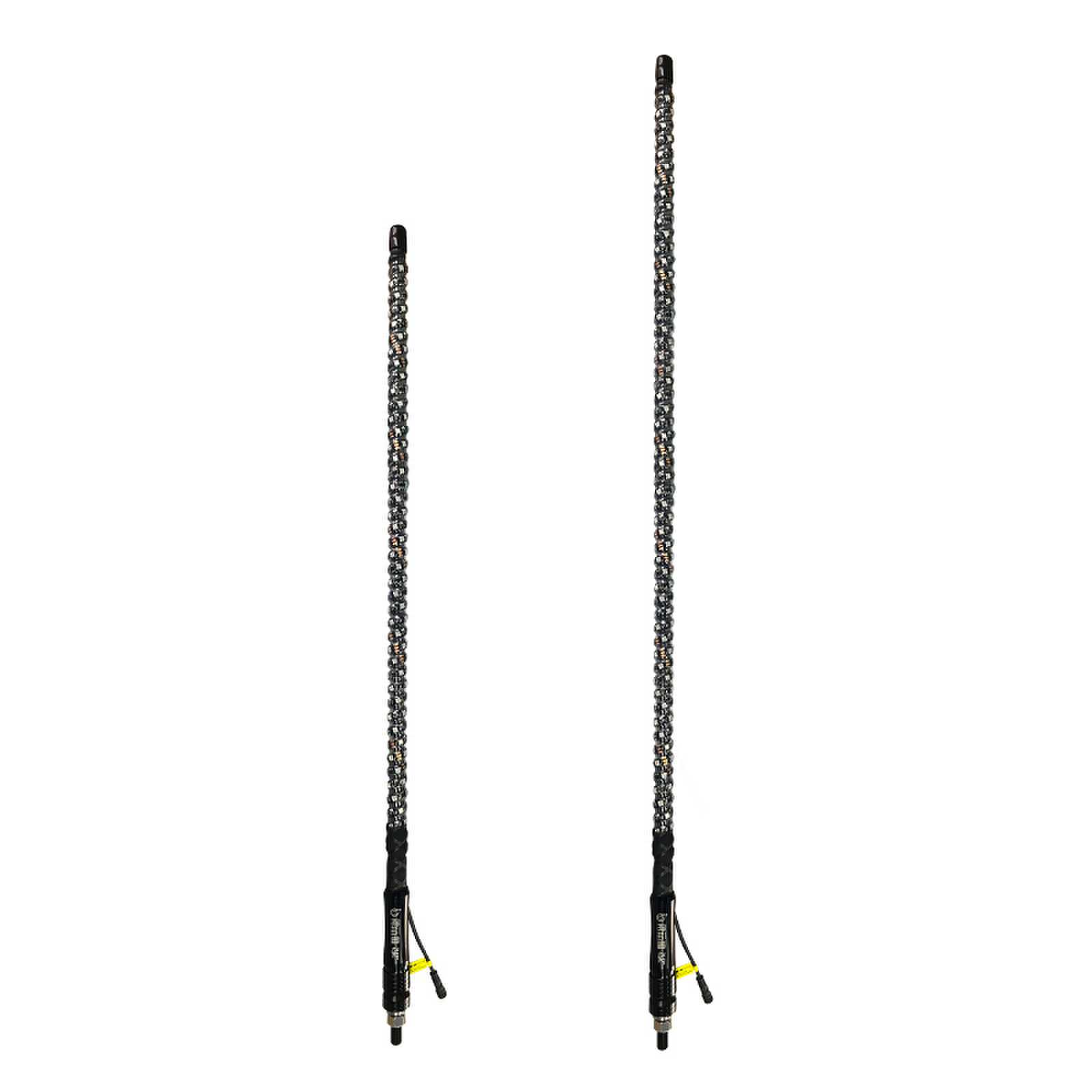 LED Safety Whip Light - Multicolor Chasing Flag for ATVUTV, Antenna Pole Light