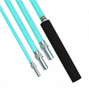 ZYZ 4m Unrivaled Height 4-Piece Fluorescent Blue Flag Whip