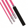 ZYZ 4m Unrivaled Height 4-Piece Fierce Pink Flag Whip