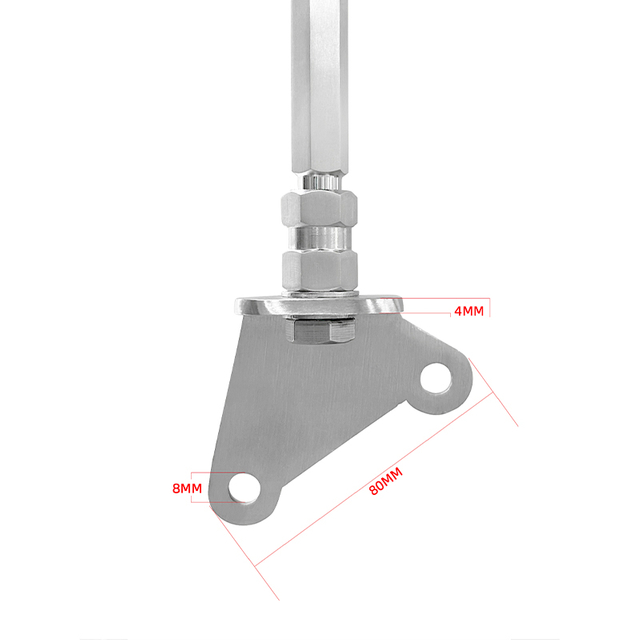 ZYZ Can-Am Maverick X3 Angled Flagpole Mounting Bracket Left Right Off Road Whip Mount TG033ZB