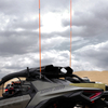 Premium 360° Adjustable UTV Whip Light & Flag Mount (1.5" - 2.25")