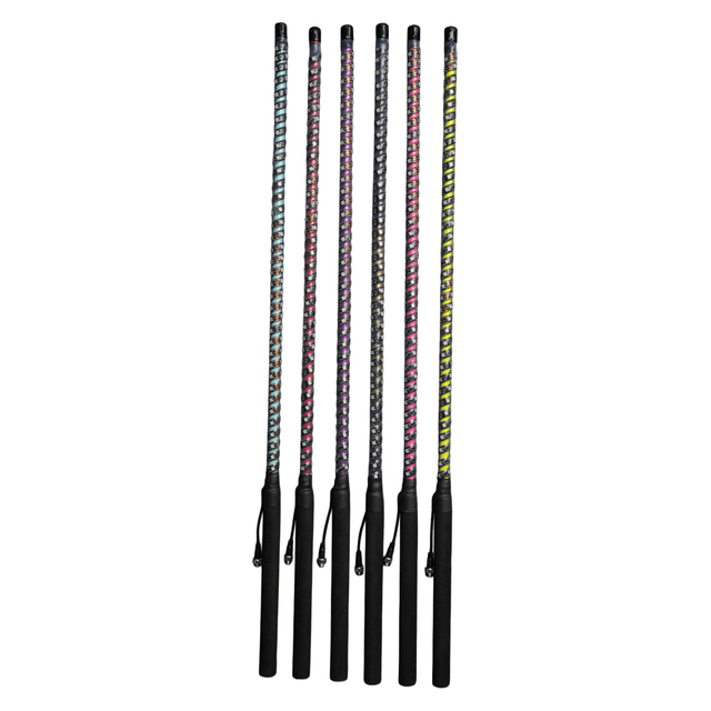 ZYZ Heavy-Duty Fiberglass Off-Road Safety Flag Pole (Unbreakable Flex)