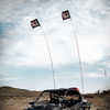 Premium 360° Adjustable UTV Whip Light & Flag Mount (1.5" - 2.25")