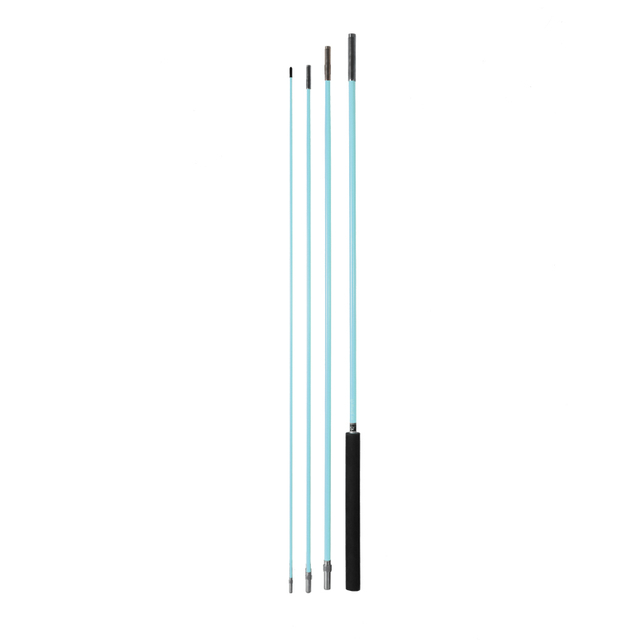 ZYZ 4m Unrivaled Height 4-Piece Fluorescent Blue Flag Whip
