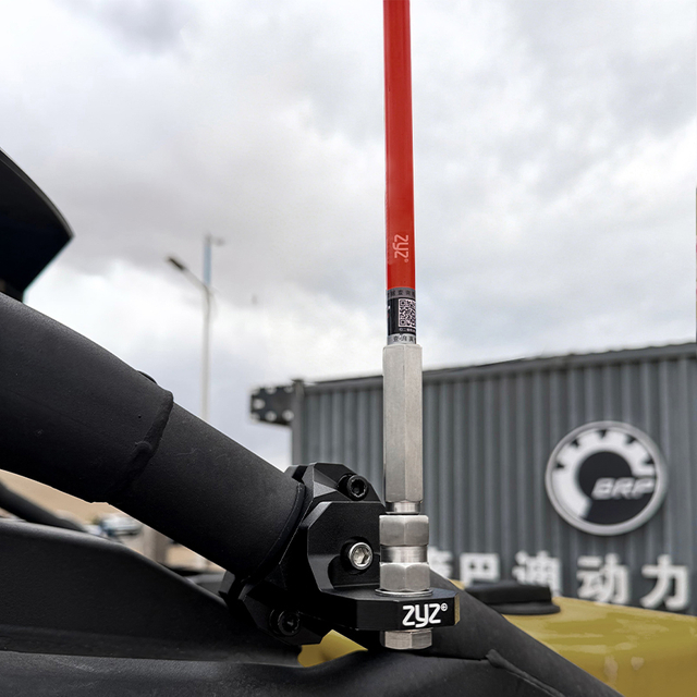 Premium 360° Adjustable UTV Whip Light & Flag Mount (1.5" - 2.25")